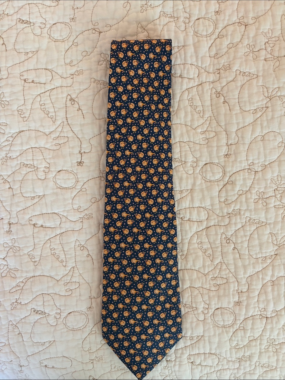 RARE Vineyard Vines Handpicked Collection Turkey Tie